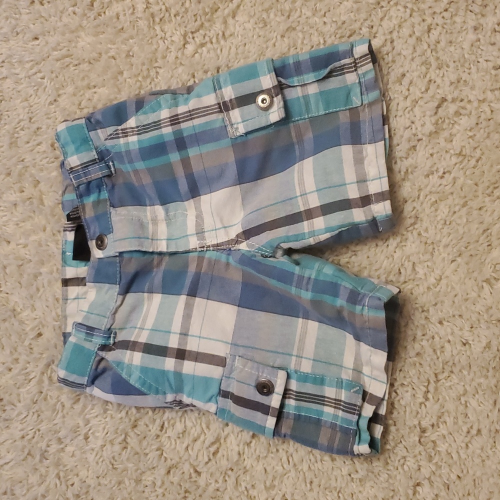 5 For‎ $25 Calvin Klein Plaid Cargo Shorts Boys Size 3T